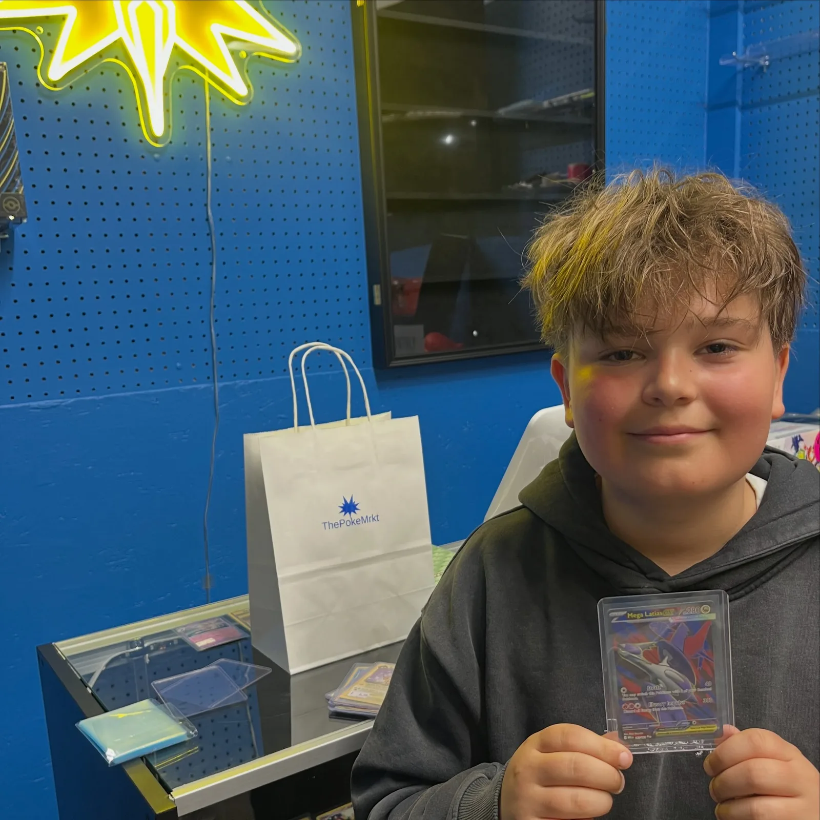 A customer with their pull