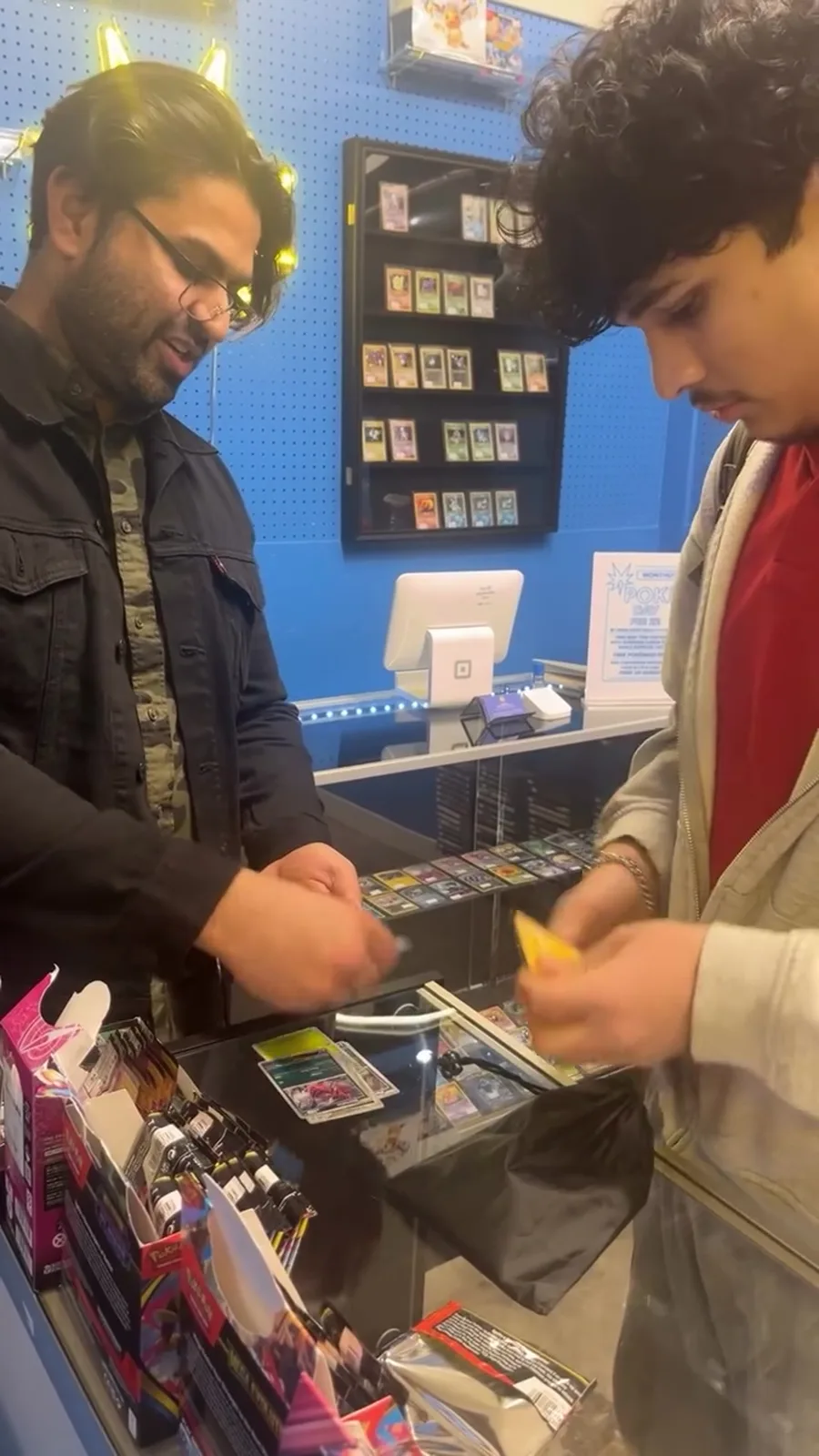 Ripping packs with our valued customers